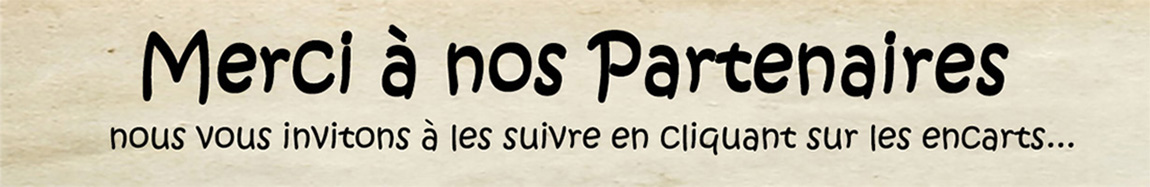 Remerciements à nos partenaires